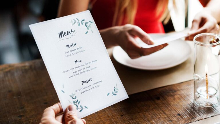 12 Menu Design Tips From the Pros