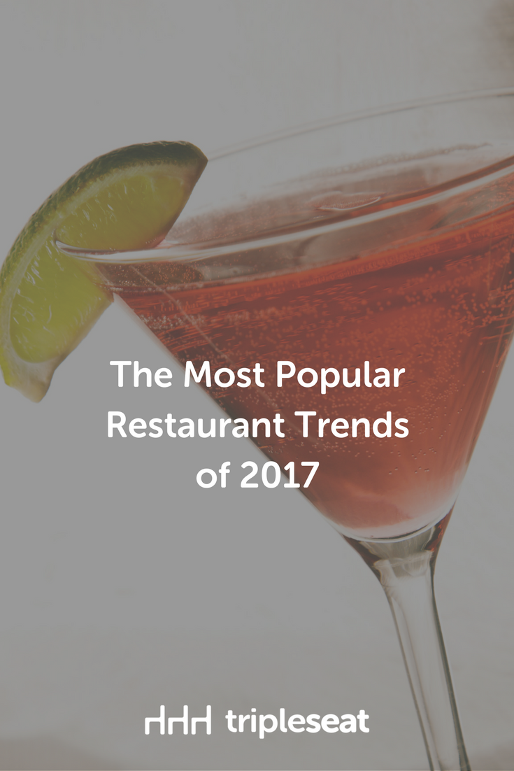 The Most Popular Restaurant Trends of 2017 Tripleseat