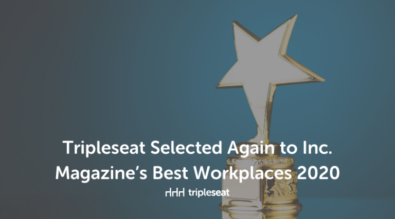 Tripleseat Selected Again To Inc. Magazine’s Best Workplaces 2020