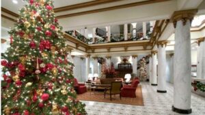 event planners holiday hotel lobby