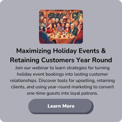 CTA for Webinar Maximizing Holiday Events