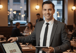 restaurant manager with Restaurant Technology