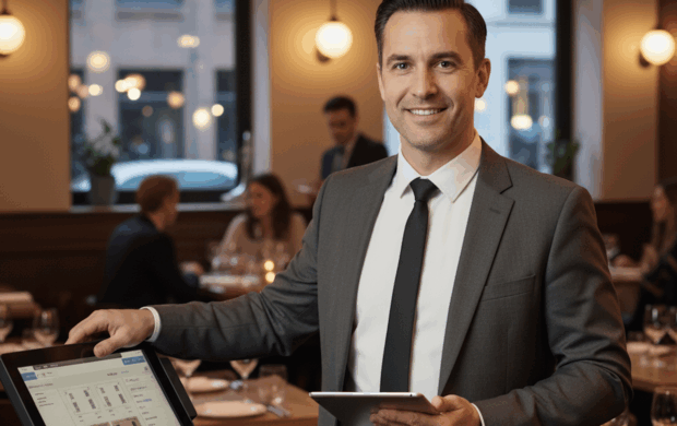 restaurant manager with Restaurant Technology