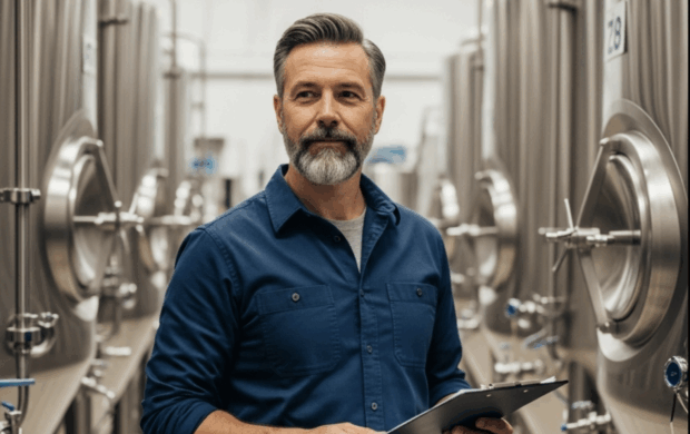 Owner at a Brewery Creating Business Plan