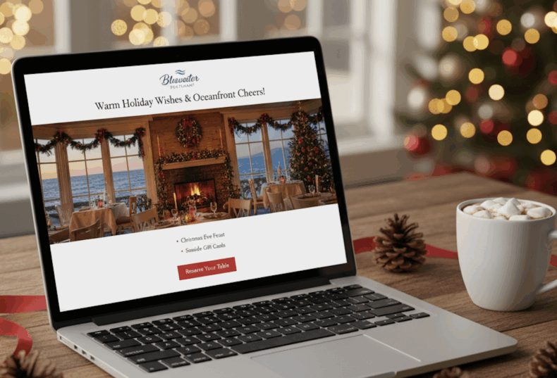 Restaurant Holiday Email - AI Generated Gemini 11192025