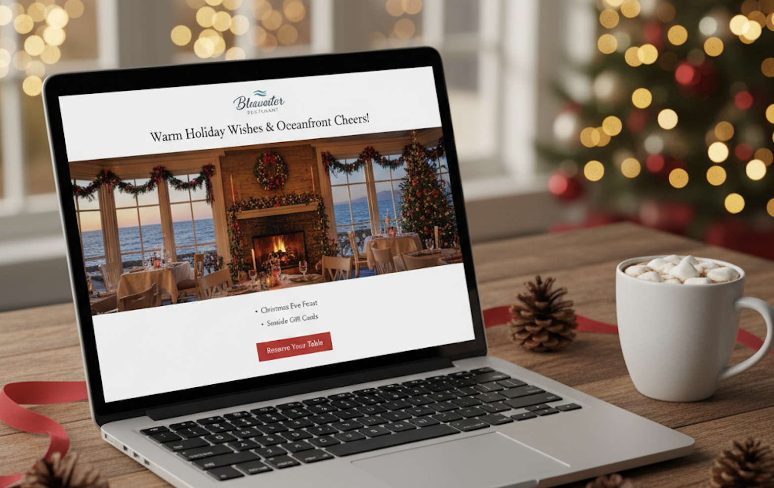 Restaurant Holiday Email - AI Generated Gemini 11192025