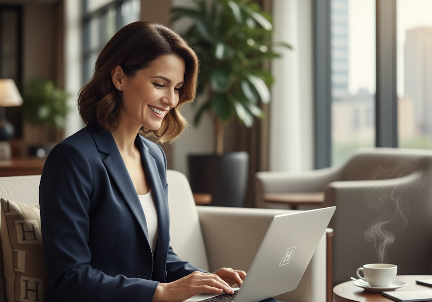 hotelier happy using online payments - AI Generated Gemini - 11172025