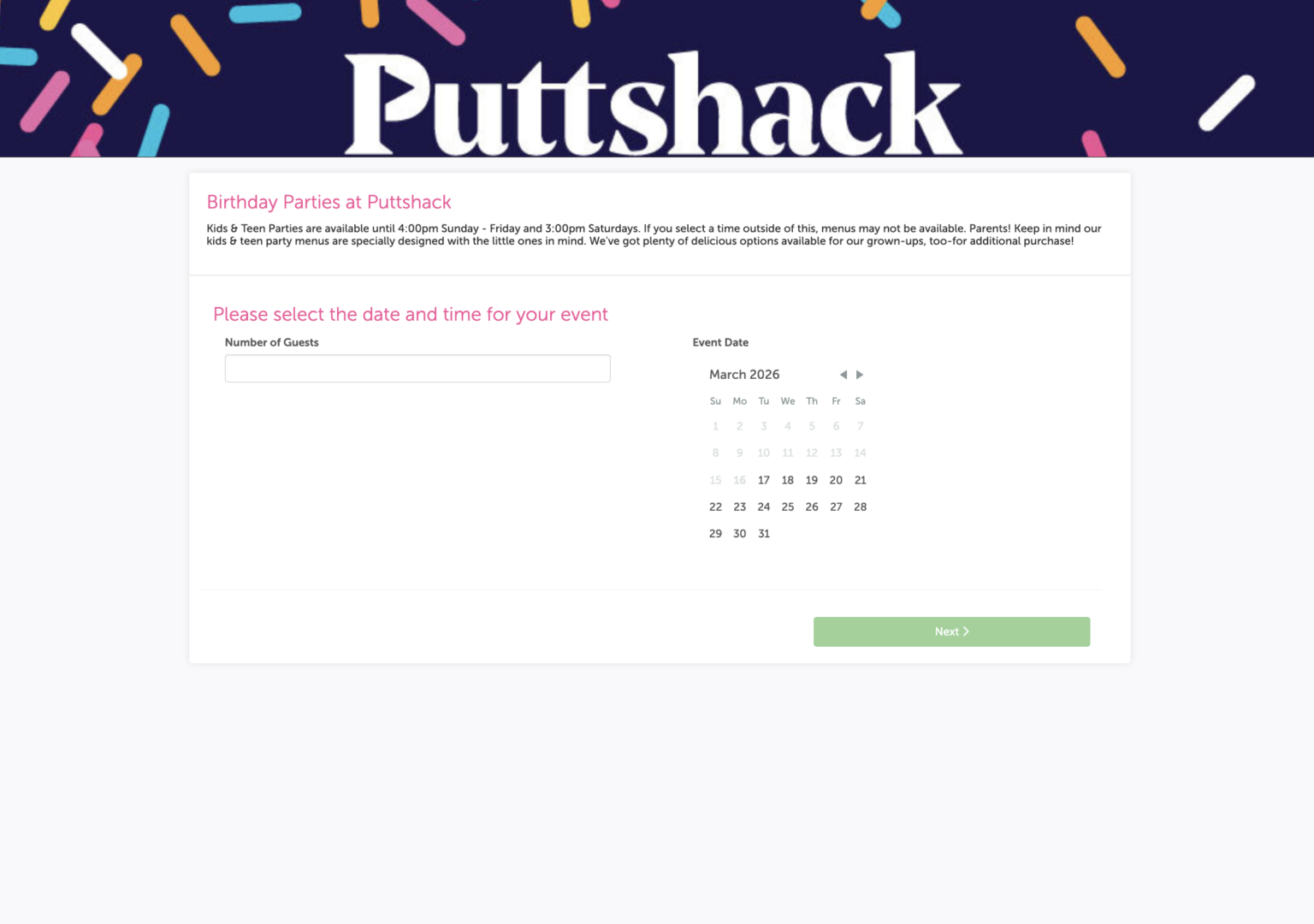 PuttShack Tripleseat Direct Page