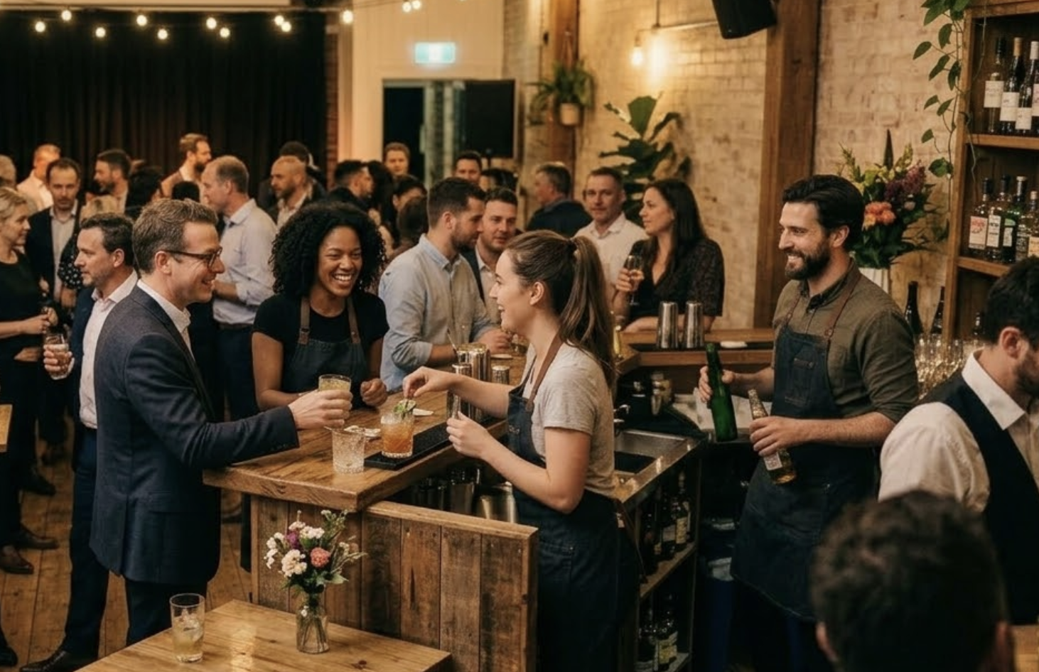 Upskilling event staff